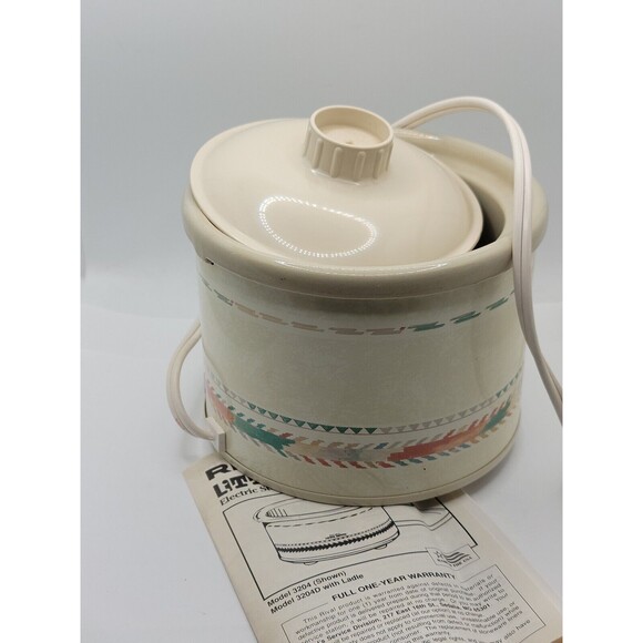 Rival Little Dipper Mini Crock Pot Southwest Style Model 3204 NOS - NEW OPEN BOX - Picture 9 of 16